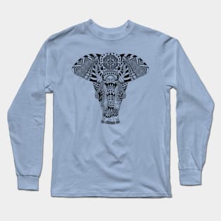 Hmoob Tribal Elephant (Light Colored Tee) Long Sleeve T-Shirt